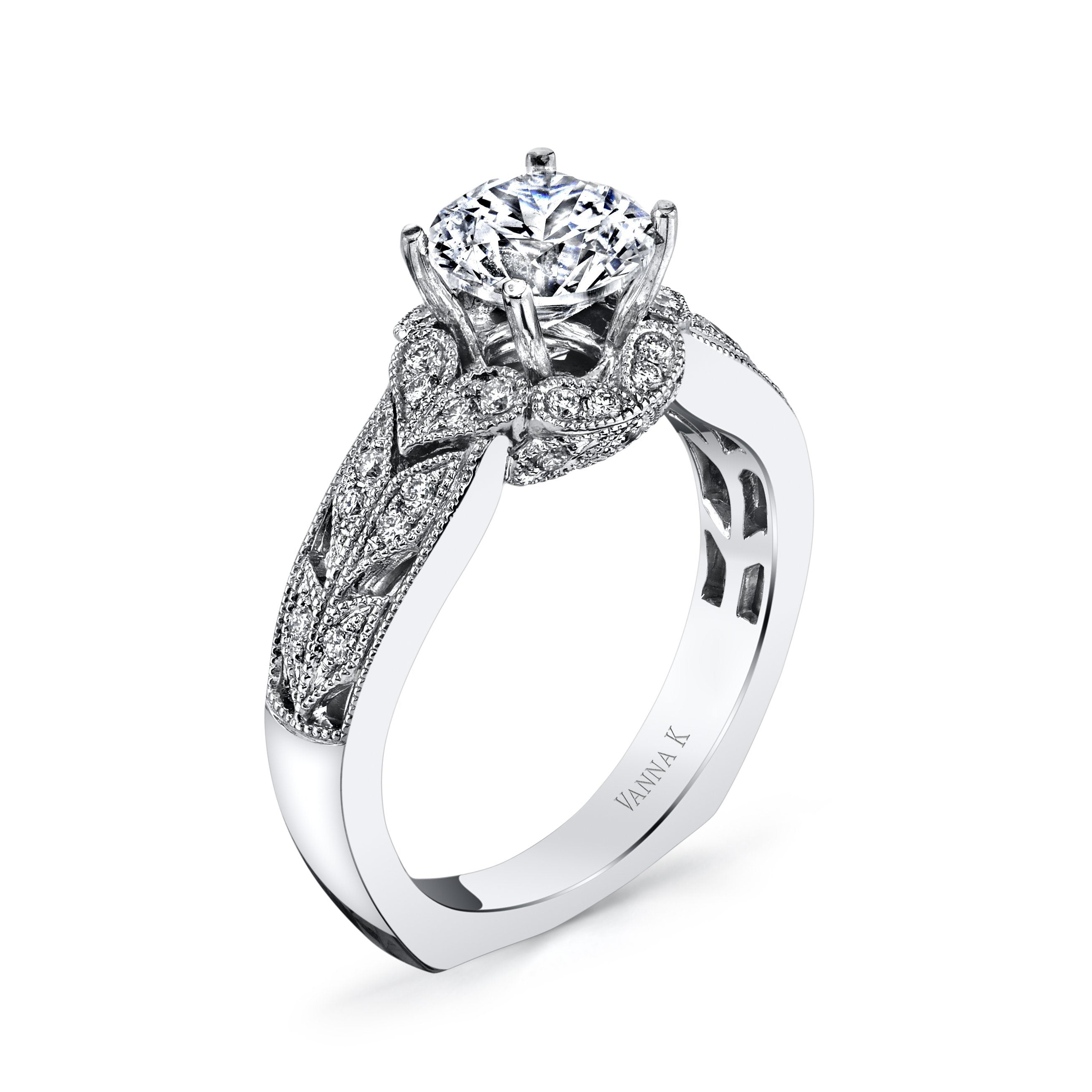 Vanna K - 14RO6281DCZ VANNA K Engagement Ring Birmingham Jewelry