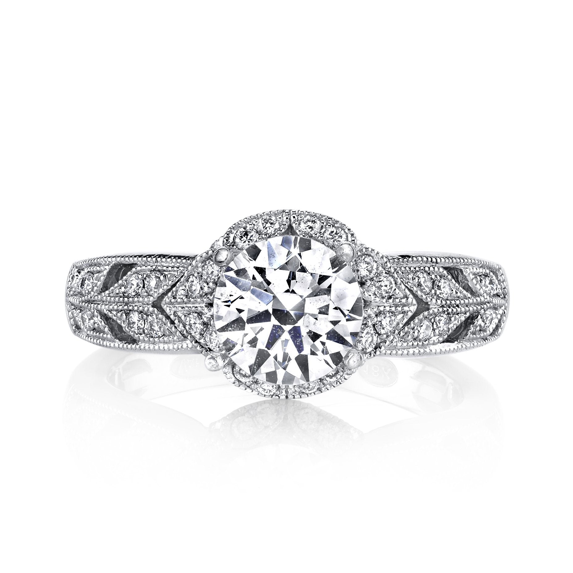 Vanna K - 14RO6281DCZ VANNA K Engagement Ring Birmingham Jewelry