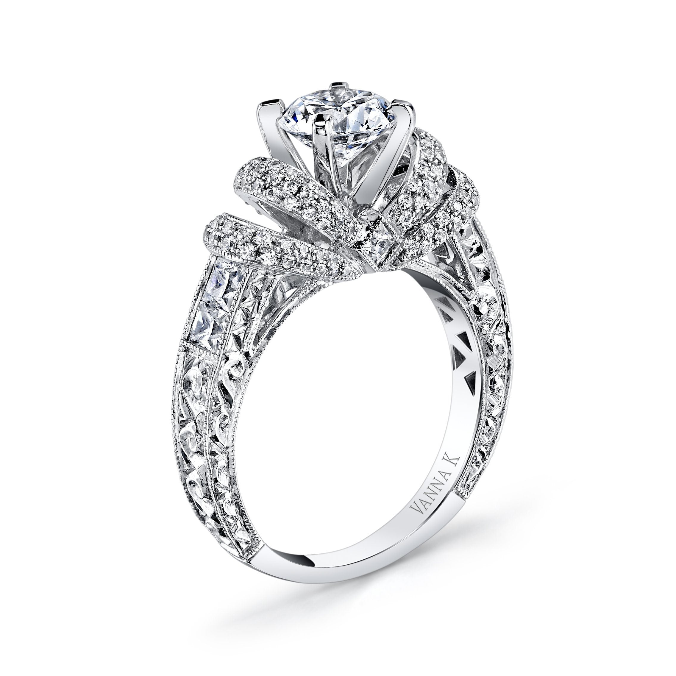 Vanna K - 18RGL00188DCZ VANNA K Engagement Ring Birmingham Jewelry