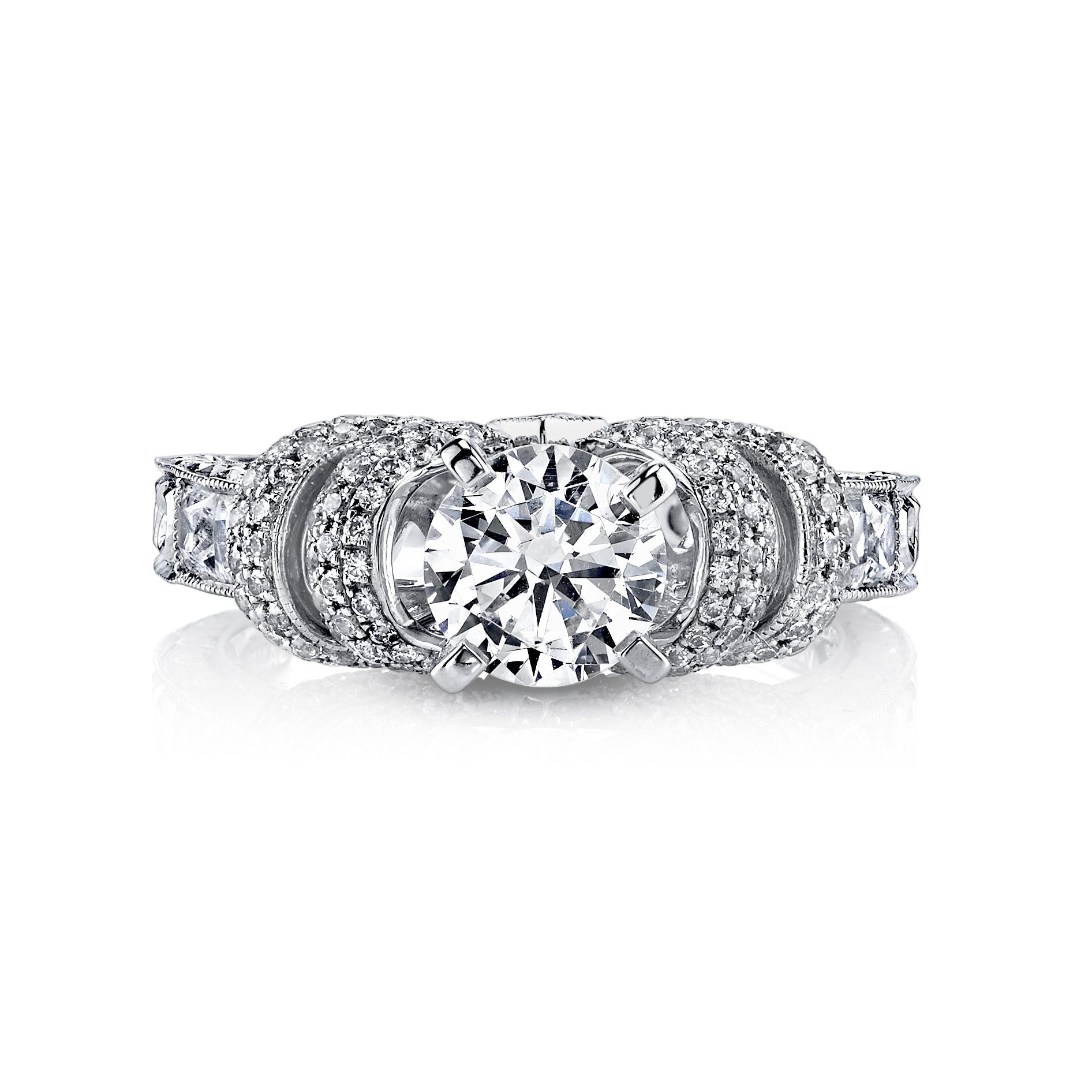 Vanna K - 18RGL00188DCZ VANNA K Engagement Ring Birmingham Jewelry