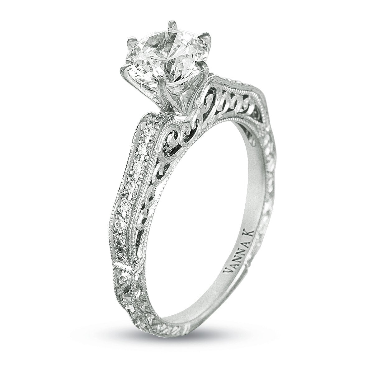 Vanna K - 18RGL00445DCZ VANNA K Engagement Ring Birmingham Jewelry