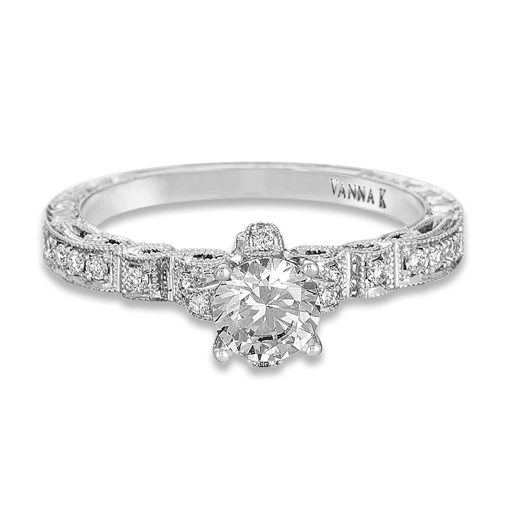 Vanna K - 14RGL451DCZ VANNA K Engagement Ring Birmingham Jewelry