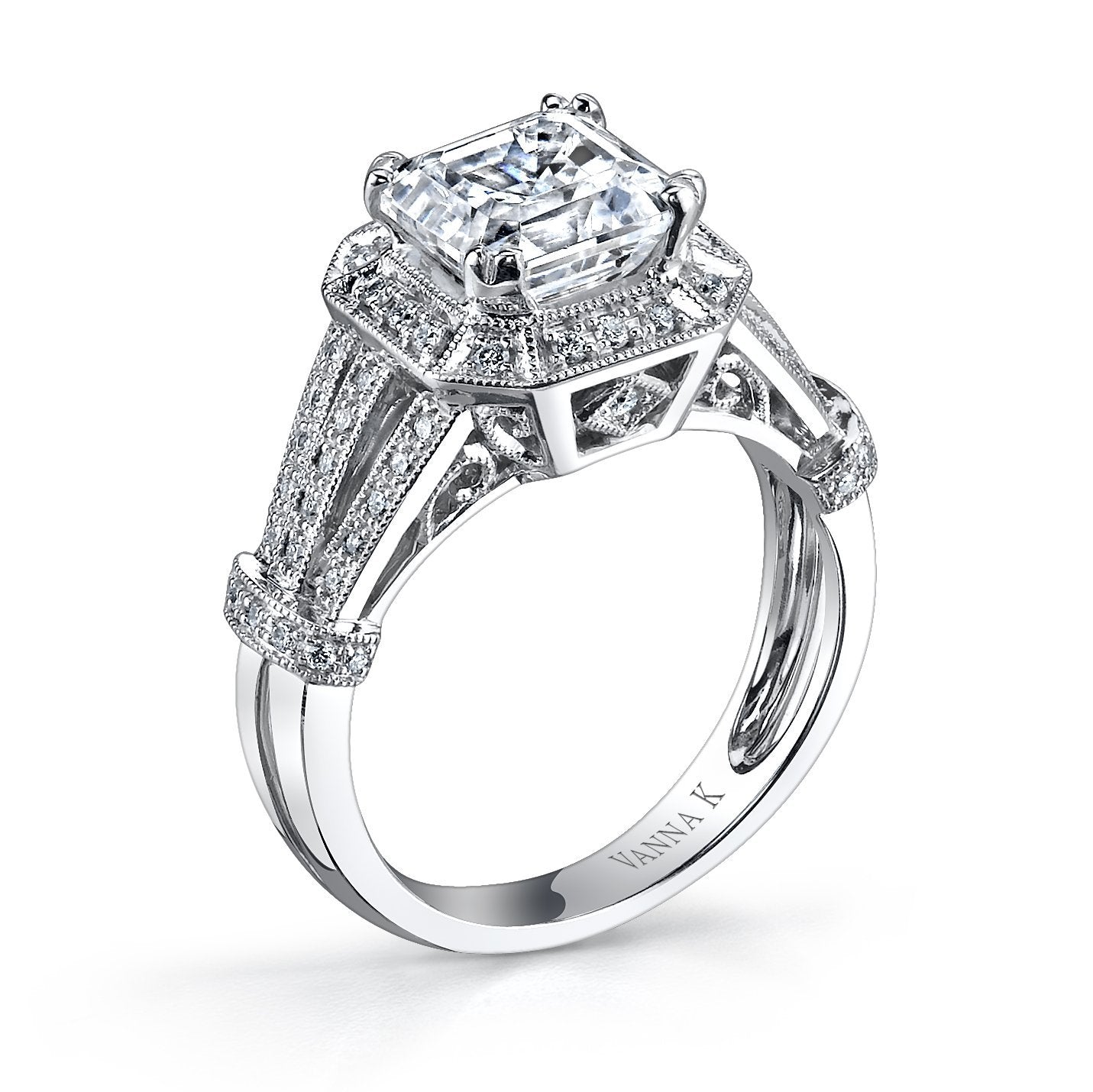 Vanna K - 18RGL7482DCZ VANNA K Engagement Ring Birmingham Jewelry