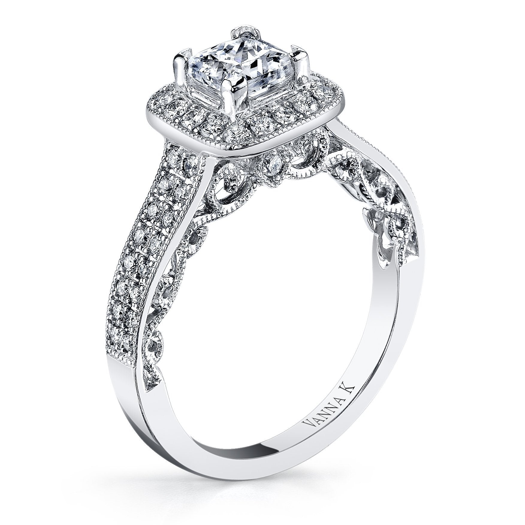 Vanna K - 18RM060231DCZ VANNA K Engagement Ring Birmingham Jewelry