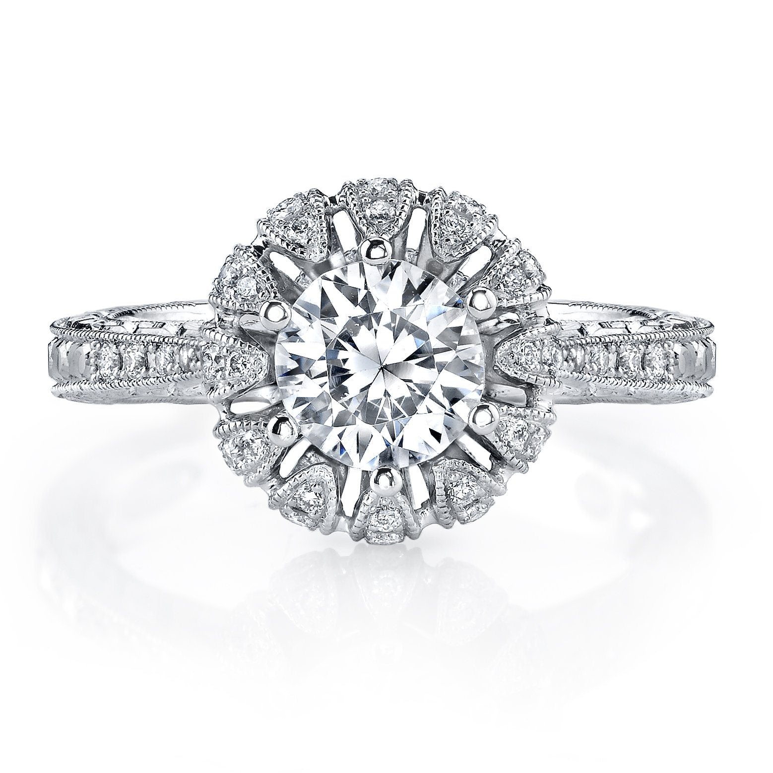 Vanna K - 18RO23931DCZ VANNA K Engagement Ring Birmingham Jewelry