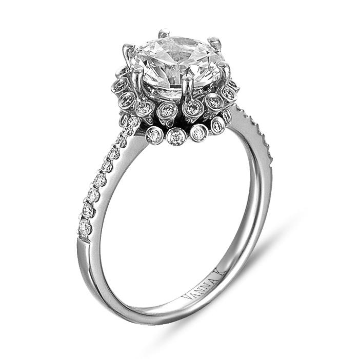 Vanna K - 18R06033DCZ VANNA K Engagement Ring Birmingham Jewelry