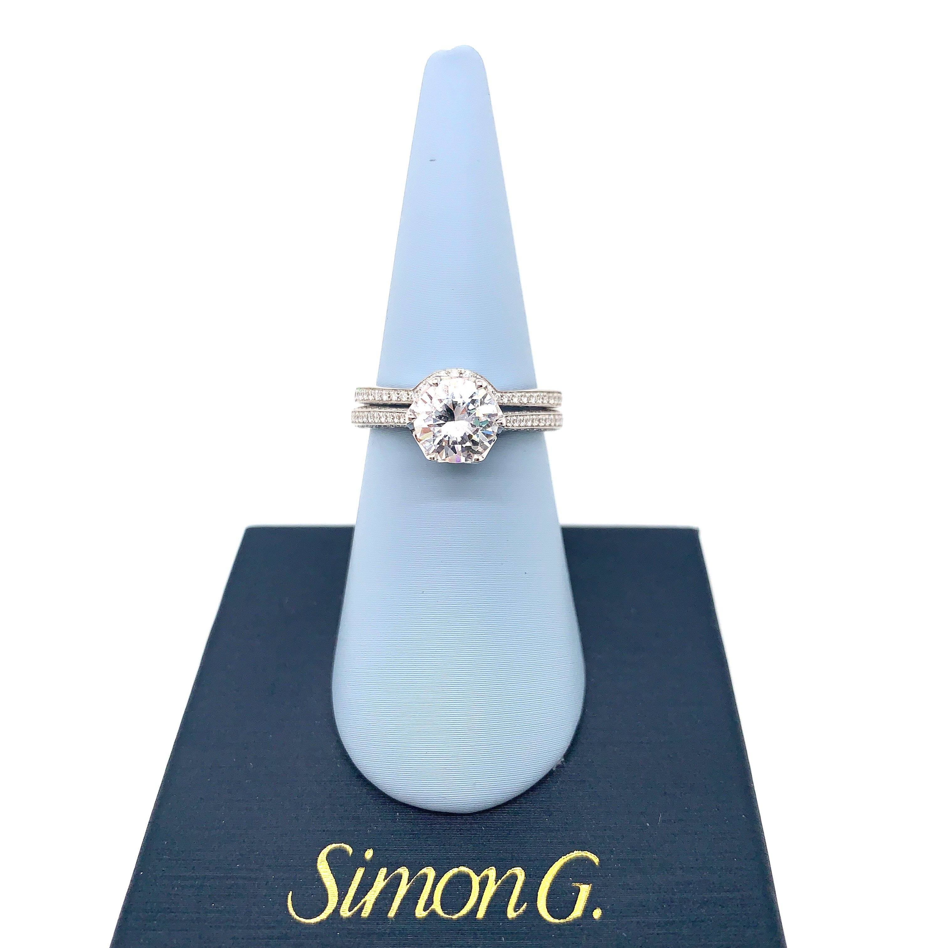 Simon G - MR1675 Simon G Engagement Ring Set Birmingham Jewelry