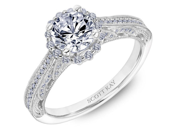 Scott Kay - SK8041 - Parisi SCOTT KAY Engagement Ring Birmingham Jewelry 