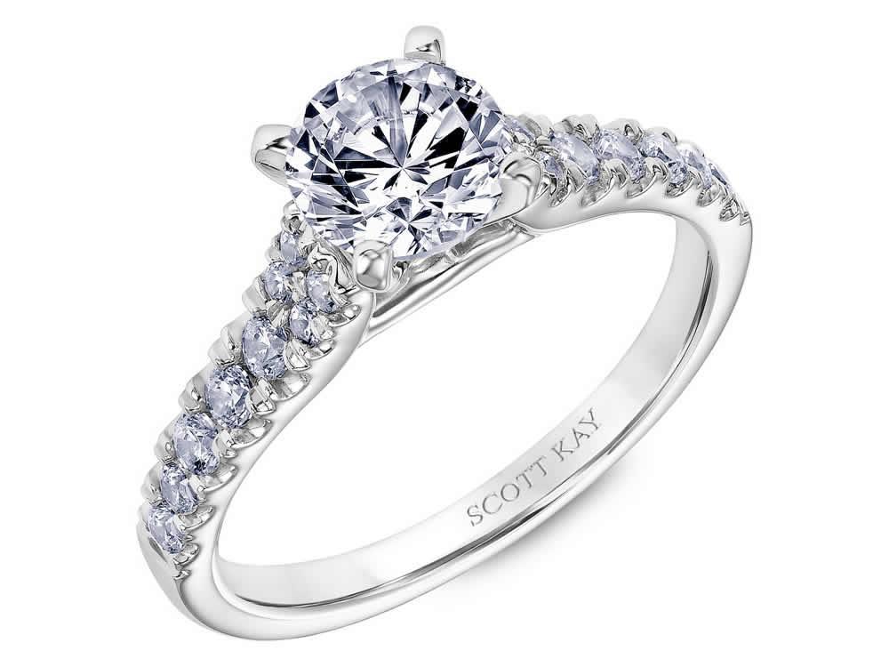 Scott Kay - SK8053 - Luminaire SCOTT KAY Engagement Ring Birmingham Jewelry