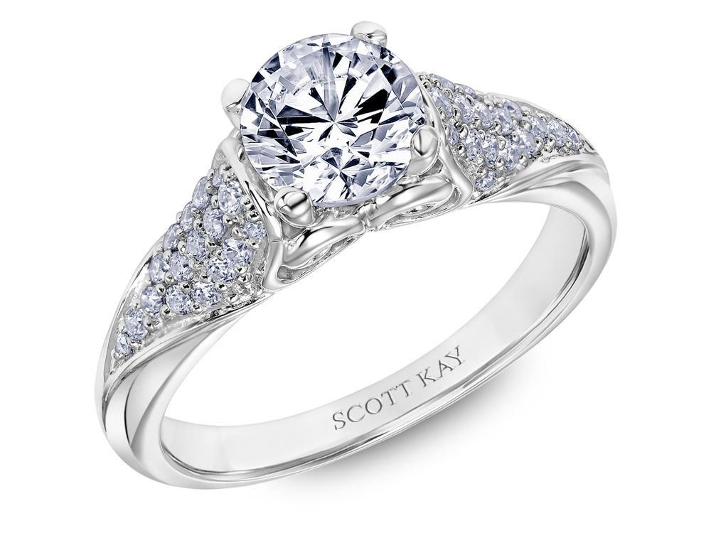 Scott Kay - SK8081 - Luminaire SCOTT KAY Engagement Ring Birmingham Jewelry