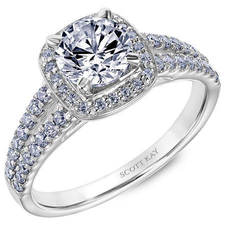 Scott Kay - SK8099 - Luminaire SCOTT KAY Engagement Ring Birmingham Jewelry