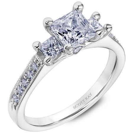 Scott Kay - SK8109 - Crown Setting SCOTT KAY Engagement Ring Birmingham Jewelry