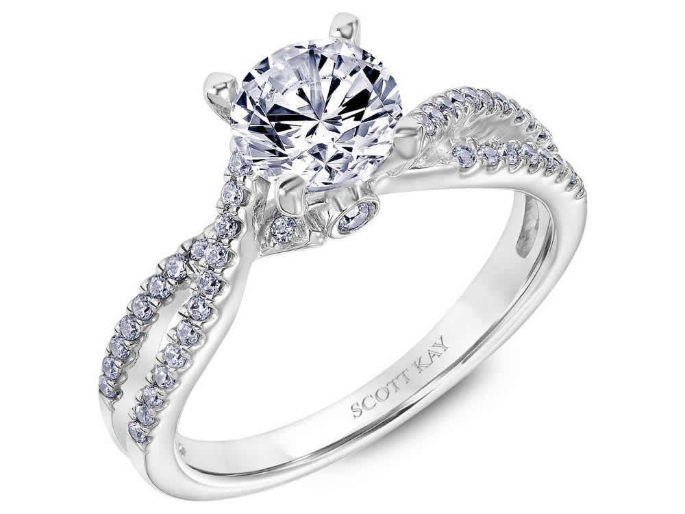 Scott Kay - SK8342 - Luminaire SCOTT KAY Engagement Ring Birmingham Jewelry