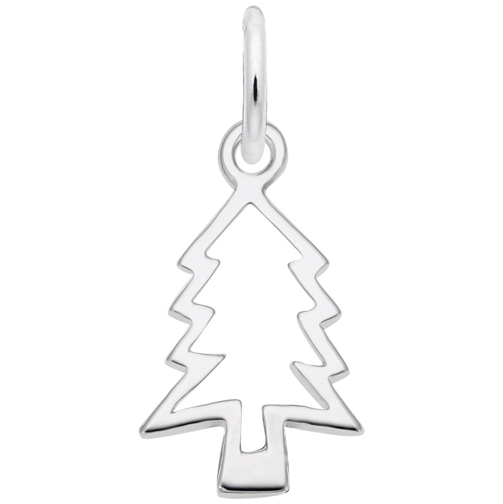 Rembrandt Charms - Christmas Tree Cut Out Charm - 5780 Rembrandt Charms Charm Birmingham Jewelry