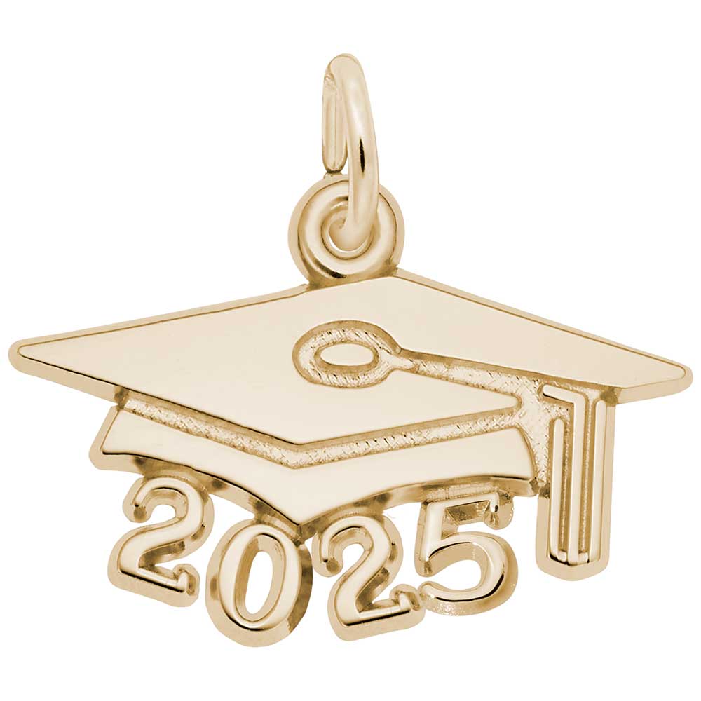 Rembrandt Charms - LARGE GRAD CAP 2025 - 6925 Rembrandt Charms Charm Birmingham Jewelry