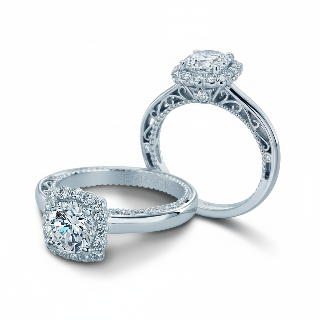 VENETIAN-5019CU VERRAGIO Engagement Ring Birmingham Jewelry Verragio Jewelry | Diamond Engagement Ring VENETIAN-5019CU