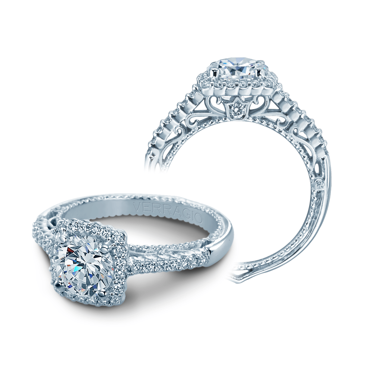 VENETIAN-5022CU VERRAGIO Engagement Ring Birmingham Jewelry Verragio Jewelry | Diamond Engagement Ring VENETIAN-5022CU