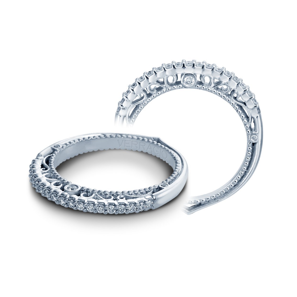 VENETIAN-5022W VERRAGIO Wedding Band Birmingham Jewelry Verragio Jewelry | Diamond Wedding Band VENETIAN-5022W