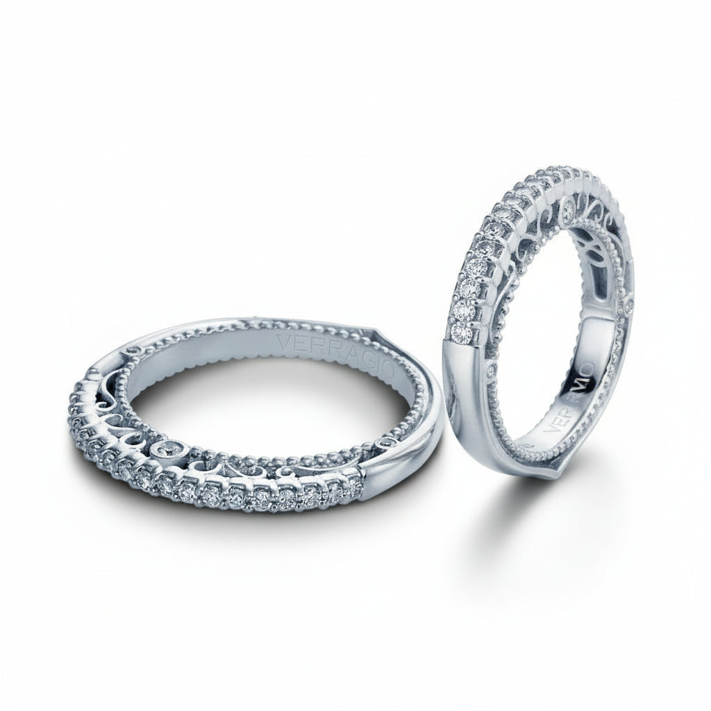 VENETIAN-5022W VERRAGIO Wedding Band Birmingham Jewelry Verragio Jewelry | Diamond Wedding Band VENETIAN-5022W