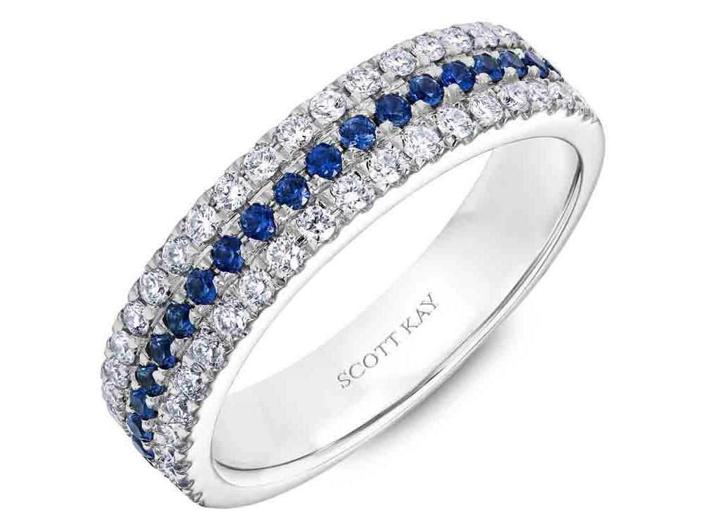 Scott Kay - SK7199 - Luminaire SCOTT KAY Wedding Band Birmingham Jewelry