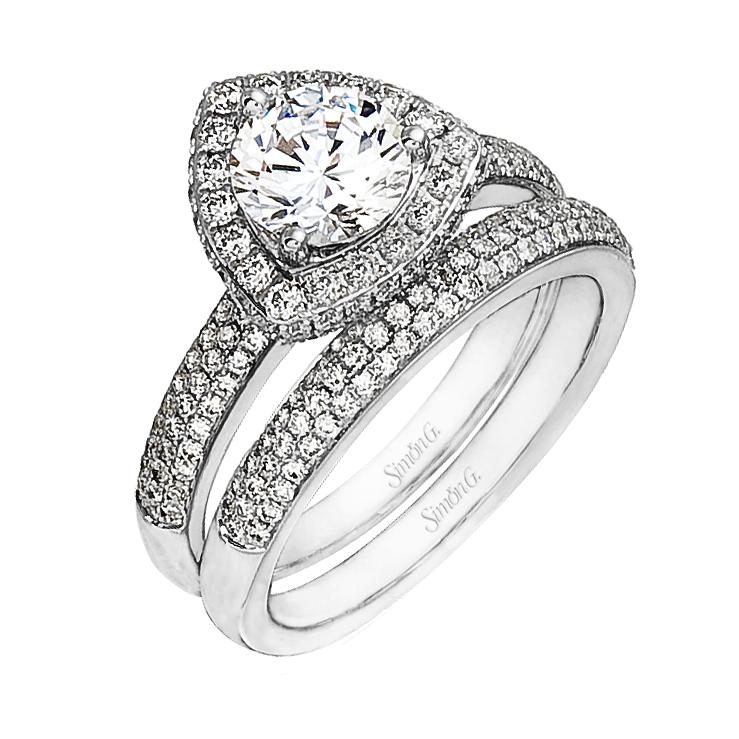 Simon G - LP2074 Simon G Engagement Ring Set Birmingham Jewelry