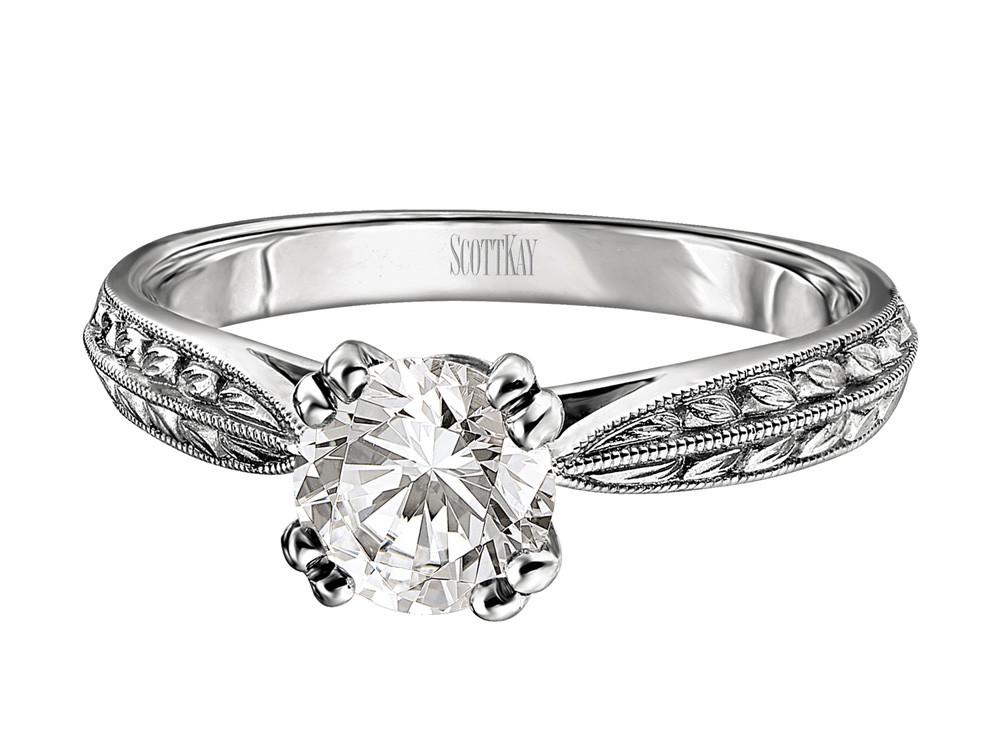Scott Kay - SK8115 - Luminaire SCOTT KAY Engagement Ring Birmingham Jewelry