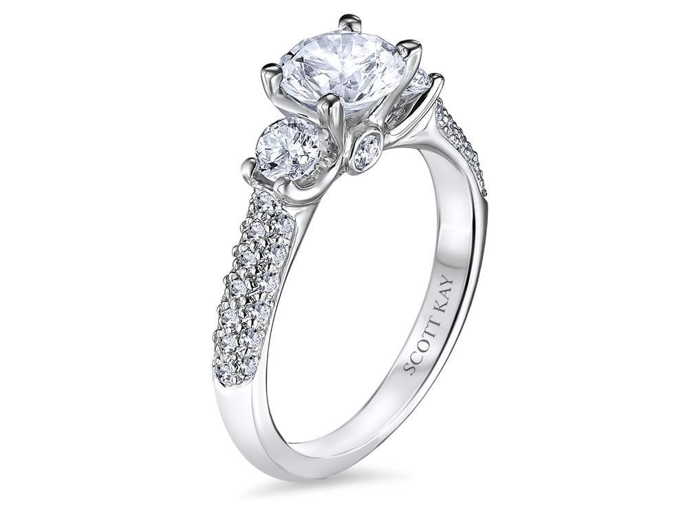 Scott Kay - SK7896 -  Crown Setting SCOTT KAY Engagement Ring Birmingham Jewelry