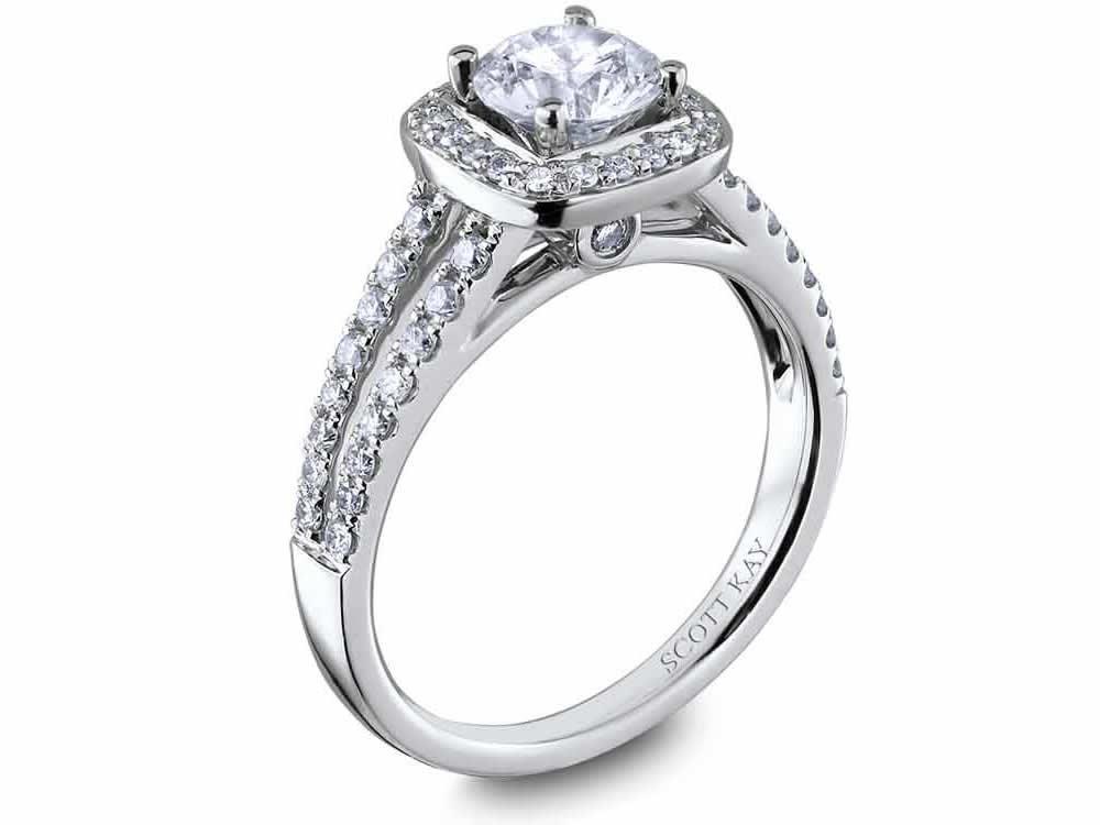 Scott Kay - SK8099 - Luminaire SCOTT KAY Engagement Ring Birmingham Jewelry