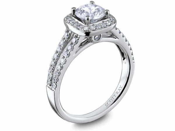 Scott Kay - SK8099 - Luminaire SCOTT KAY Engagement Ring Birmingham Jewelry 