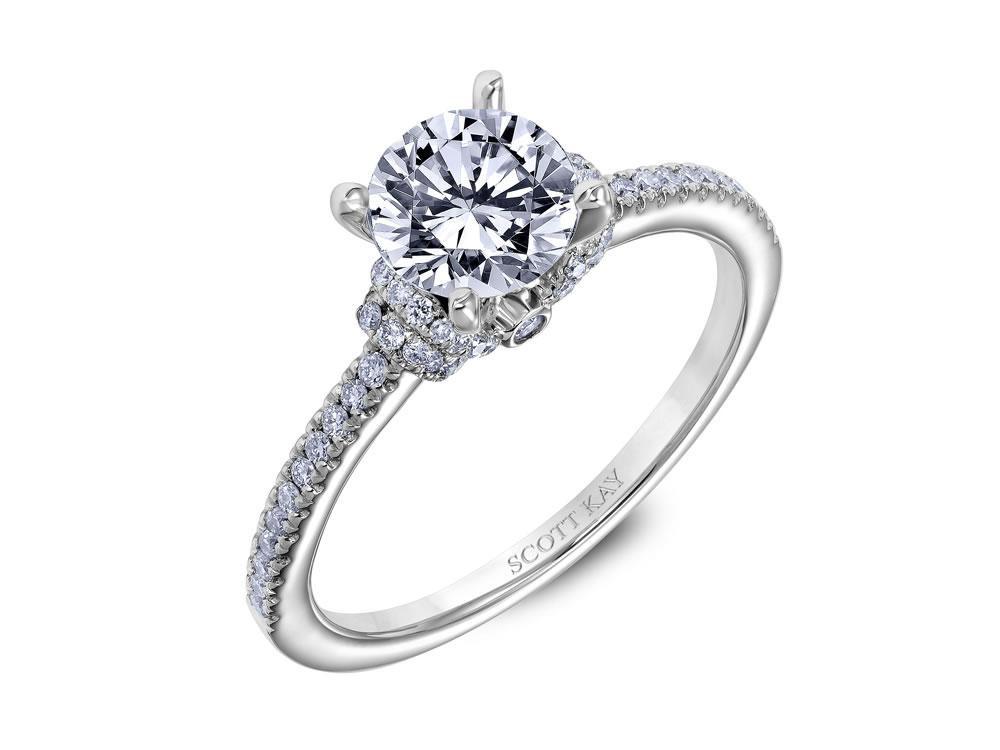 Scott Kay - SK8018 - Luminaire SCOTT KAY Engagement Ring Birmingham Jewelry