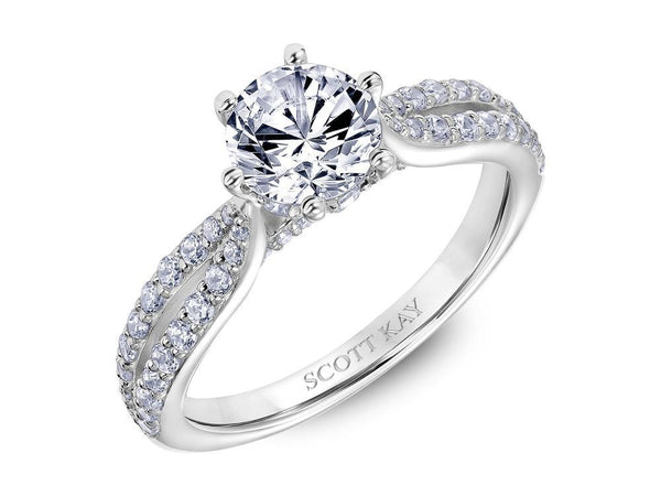 Scott Kay - SK6032 - Luminaire SCOTT KAY Engagement Ring Birmingham Jewelry 