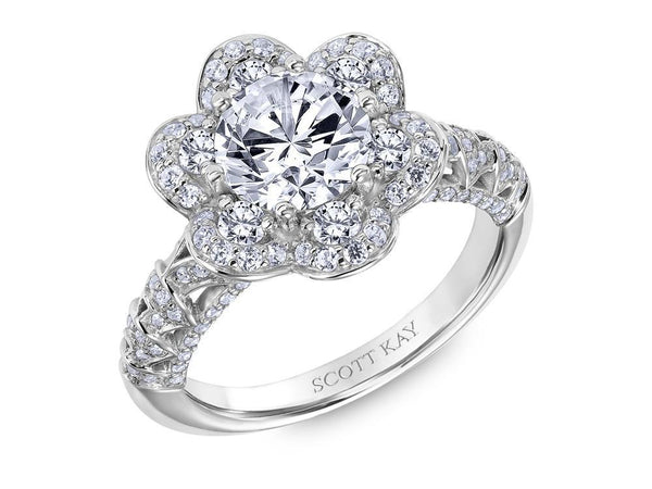 Scott Kay - SK6022 - Heaven's Gates SCOTT KAY Engagement Ring Birmingham Jewelry 