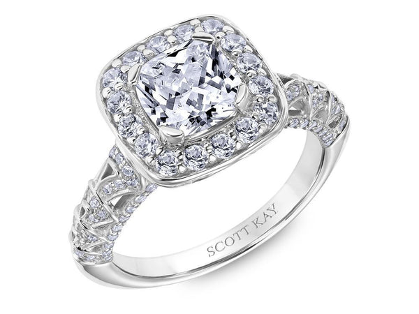 Scott Kay - SK6023 - Heaven's Gates SCOTT KAY Engagement Ring Birmingham Jewelry 