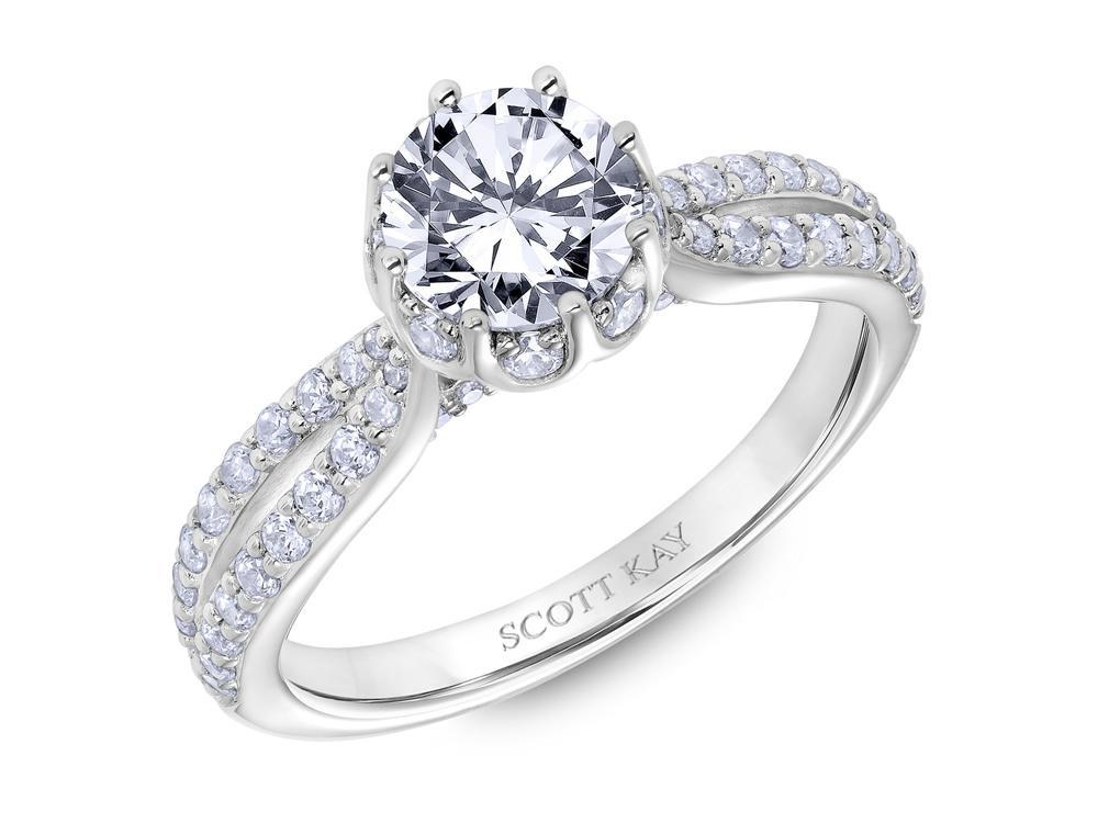 Scott Kay - SK6038 - Luminaire SCOTT KAY Engagement Ring Birmingham Jewelry