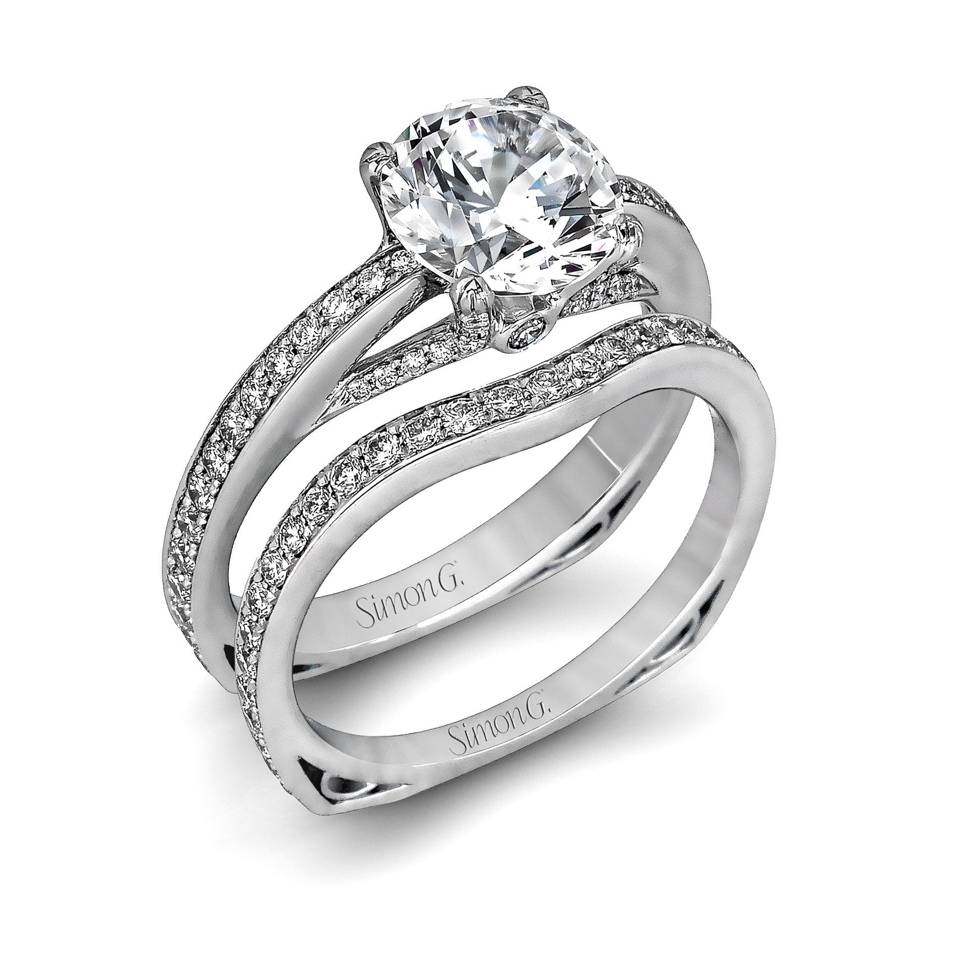 Simon G - MR1552 Simon G Engagement Ring Set Birmingham Jewelry