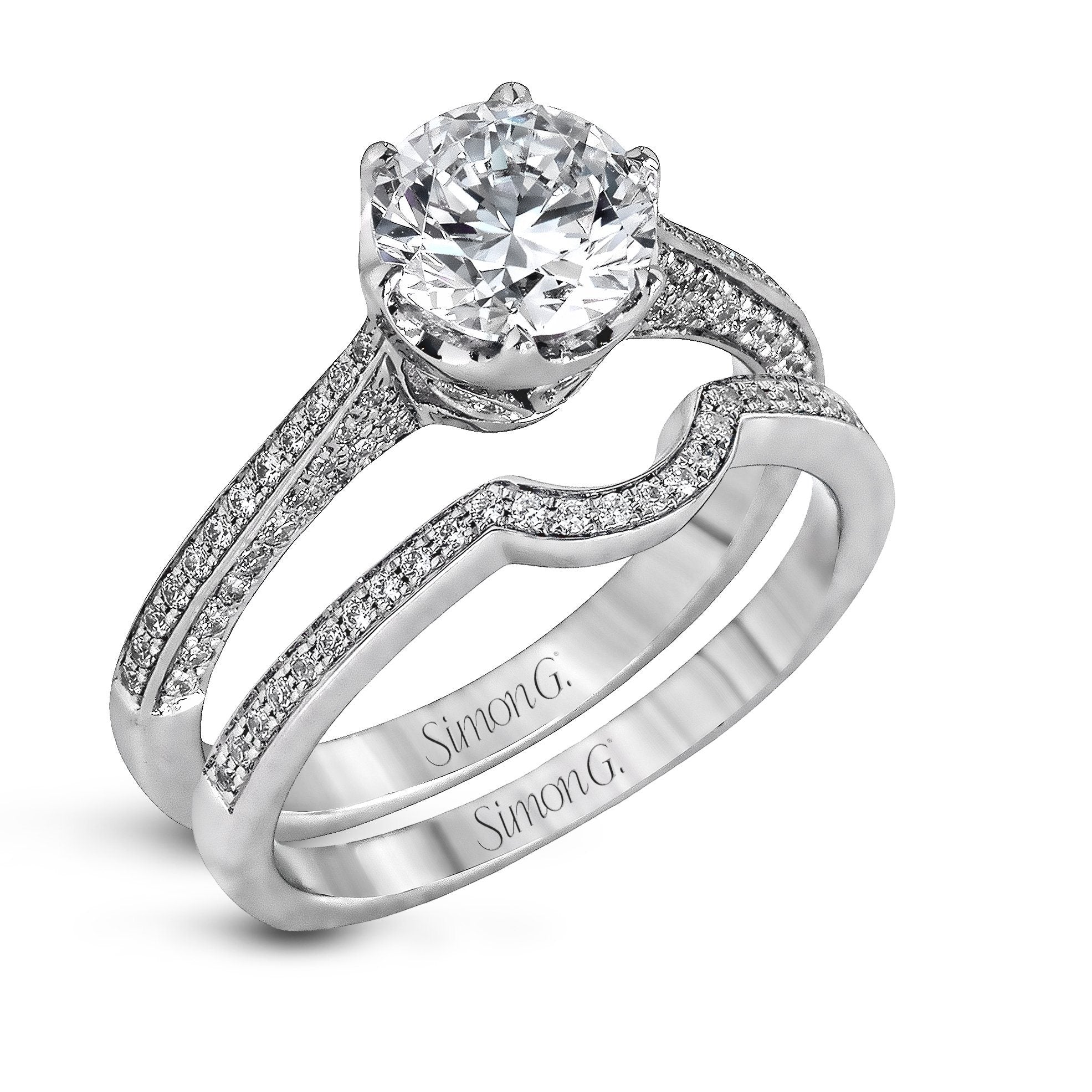 Simon G - MR1675 Simon G Engagement Ring Set Birmingham Jewelry