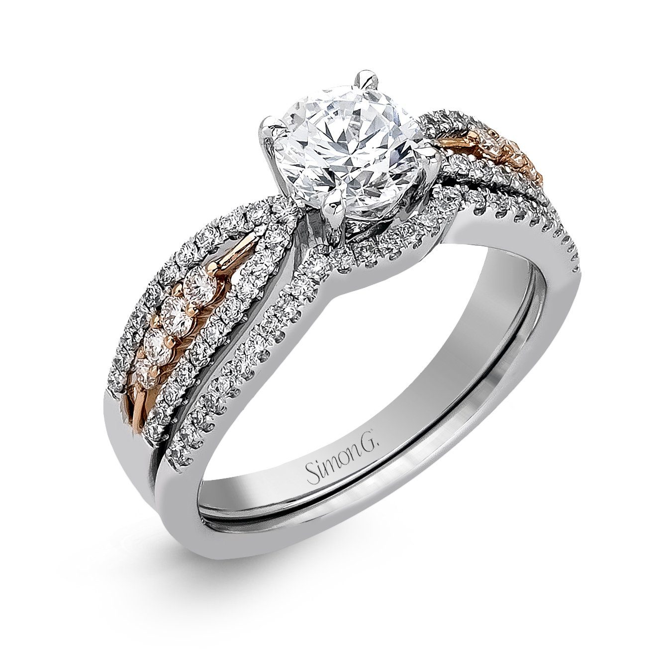 Simon G - MR2321 Simon G Engagement Ring Set Birmingham Jewelry