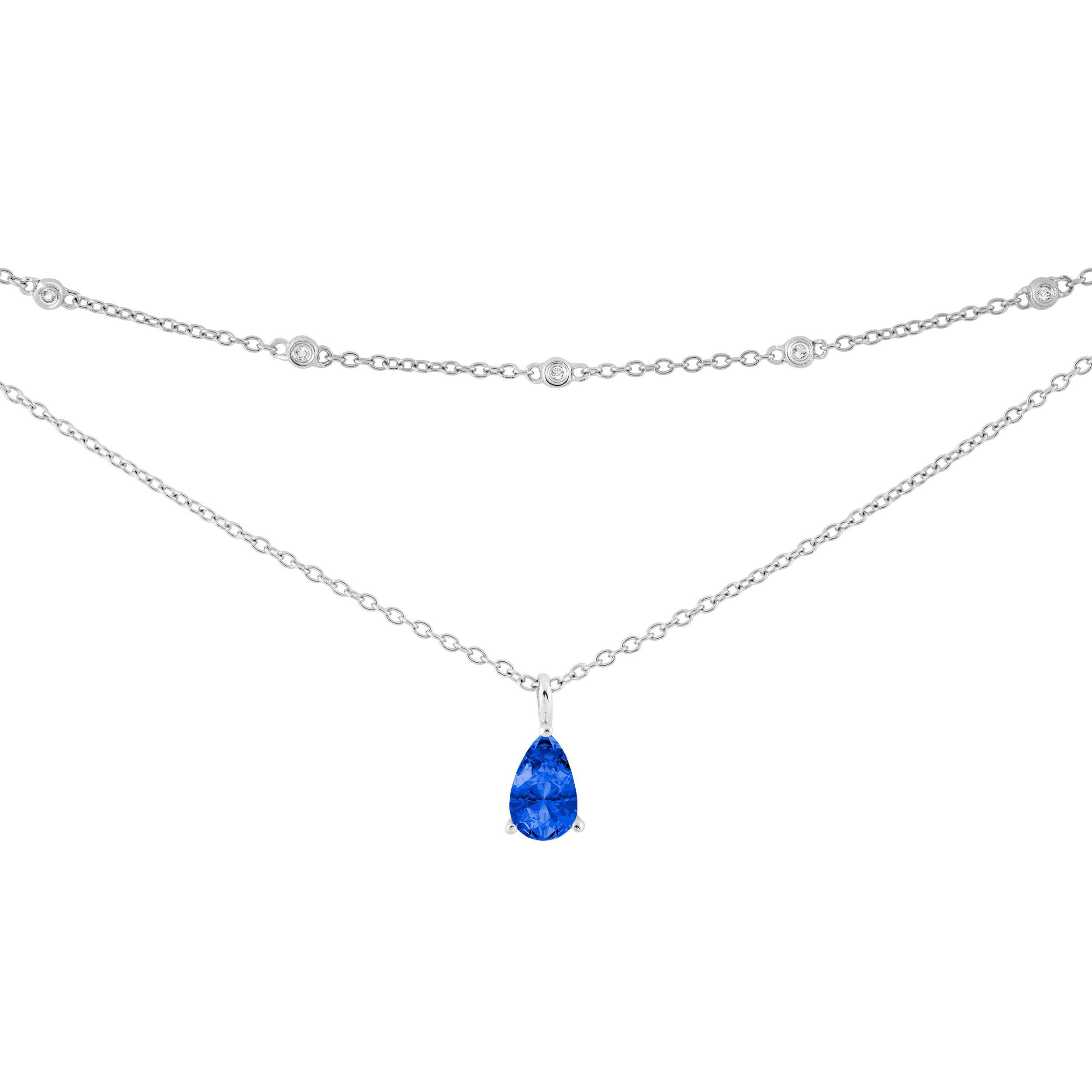 Silver Necklace - BJPESP2013CBS Birmingham Jewelry Silver Necklace Birmingham Jewelry