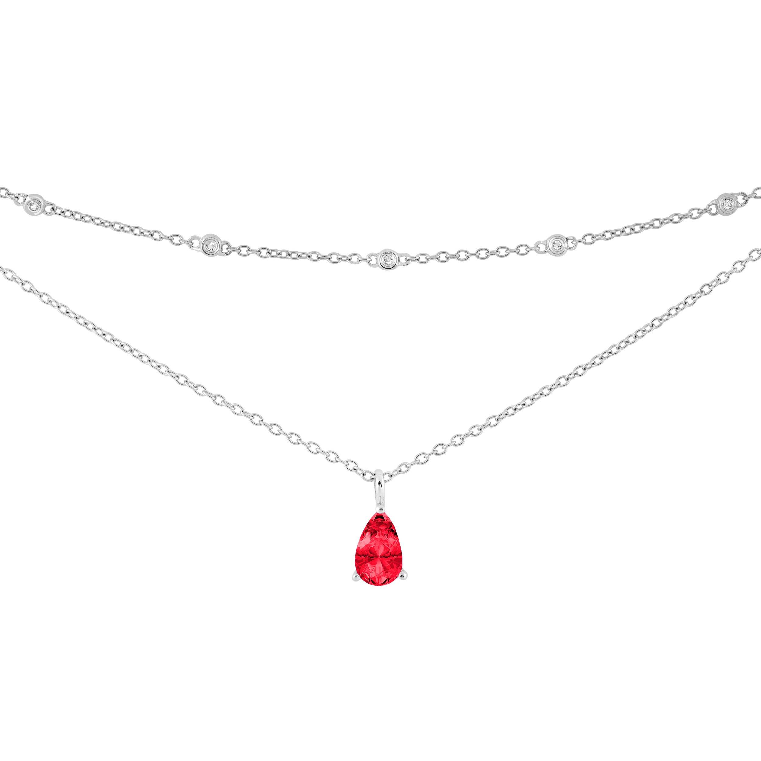 Silver Necklace - BJPESP2013CR Birmingham Jewelry Silver Necklace Birmingham Jewelry