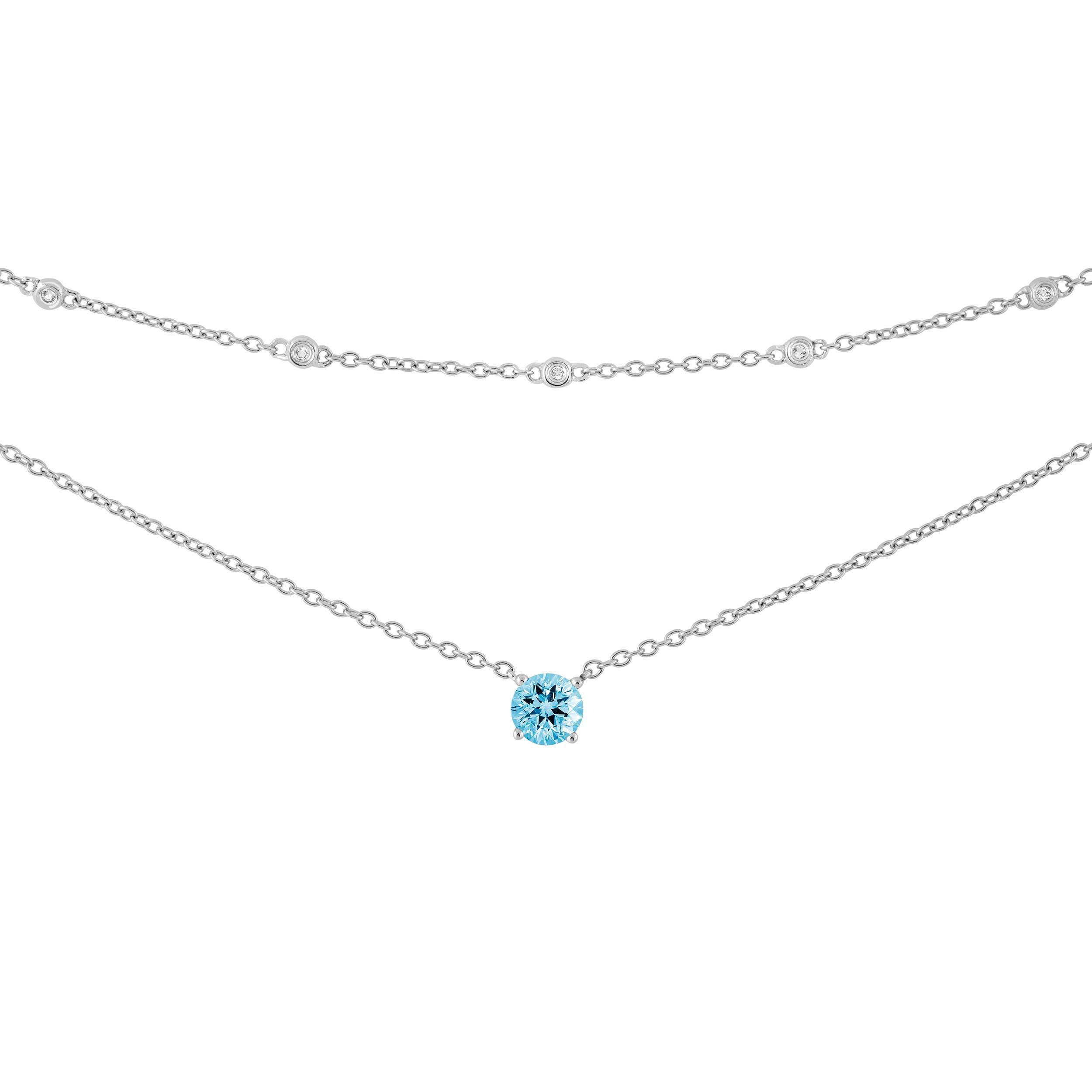 Silver Necklace - BJPESP2014SBT Birmingham Jewelry Silver Necklace Birmingham Jewelry