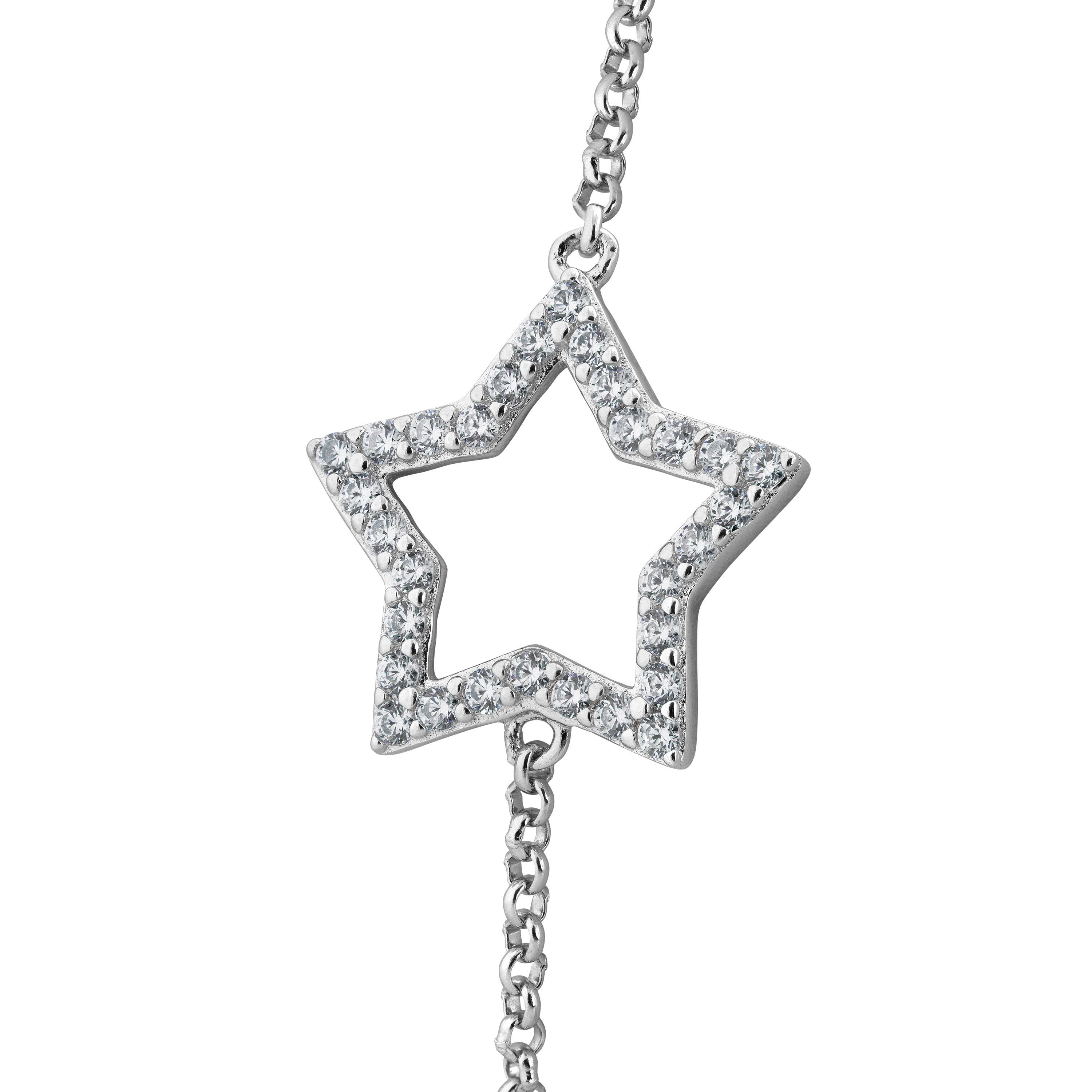 Star Bracelet - BJSESB1001 Birmingham Jewelry Silver Bracelet Birmingham Jewelry