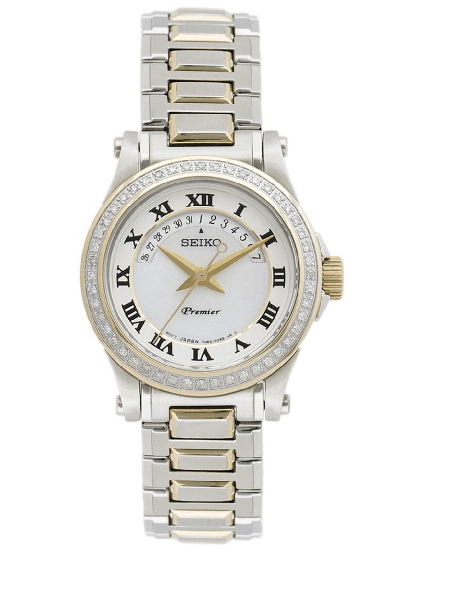 Seiko premier diamond ladies watches Clearance