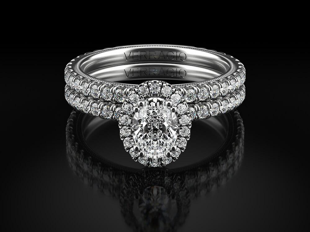 TRADITION - TR150HOV VERRAGIO Engagement Ring Birmingham Jewelry Verragio Jewelry | Diamond Engagement Ring TRADITION - TR150HOV