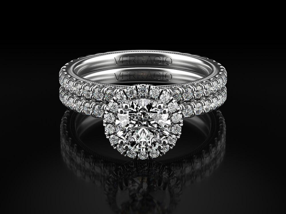 TRADITION - TR150HR VERRAGIO Engagement Ring Birmingham Jewelry Verragio Jewelry | Diamond Engagement Ring TRADITION - TR150HR