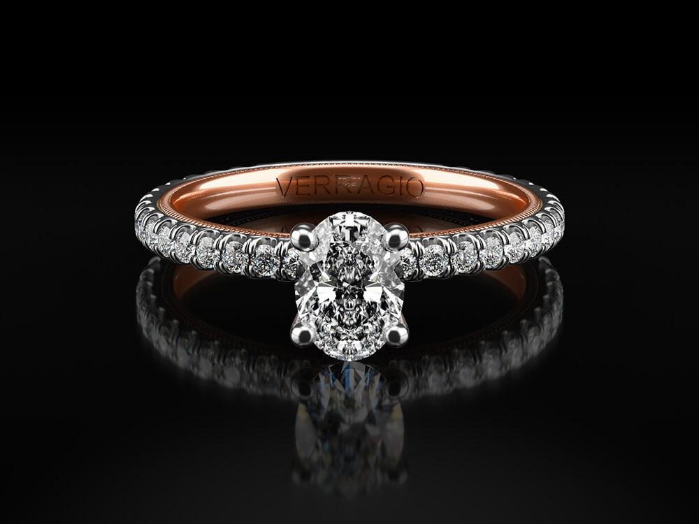 TRADITION - TR150OV4 VERRAGIO Engagement Ring Birmingham Jewelry Verragio Jewelry | Diamond Engagement Ring TRADITION - TR150OV4