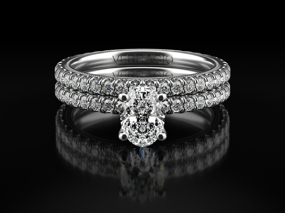 TRADITION - TR150OV4 VERRAGIO Engagement Ring Birmingham Jewelry Verragio Jewelry | Diamond Engagement Ring TRADITION - TR150OV4