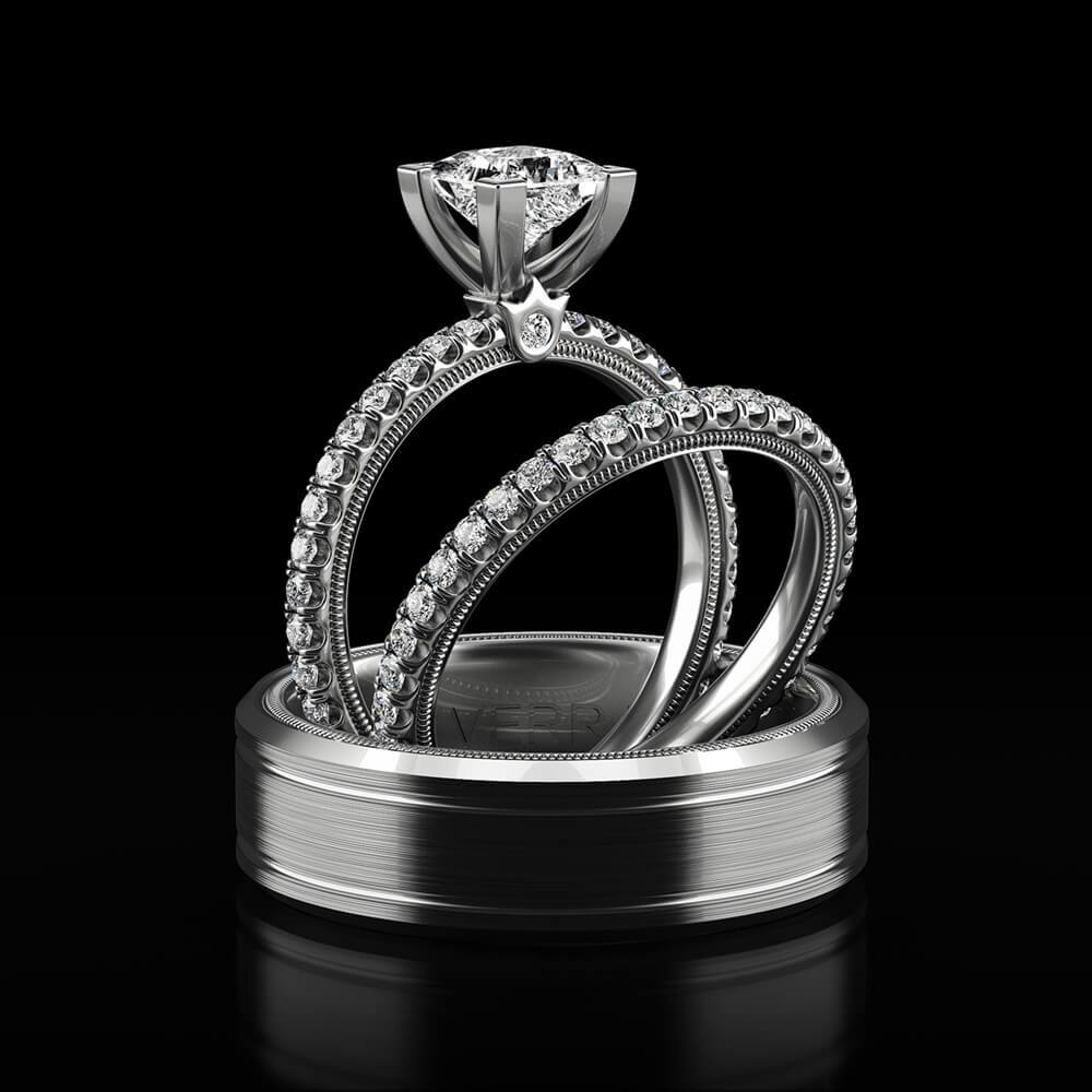TRADITION - TR150P4 VERRAGIO Engagement Ring Birmingham Jewelry Verragio Jewelry | Diamond Engagement Ring TRADITION - TR150P4