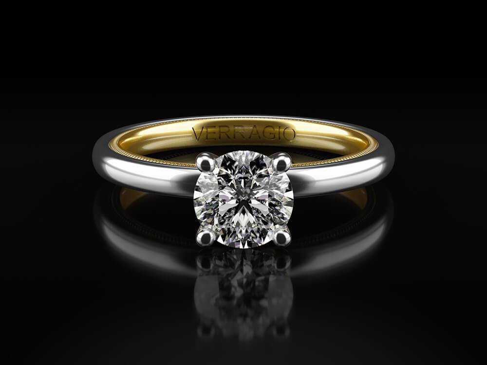 TRADITION - TR150R4-S VERRAGIO Engagement Ring Birmingham Jewelry Verragio Jewelry | Diamond Engagement Ring TRADITION - TR150R4S