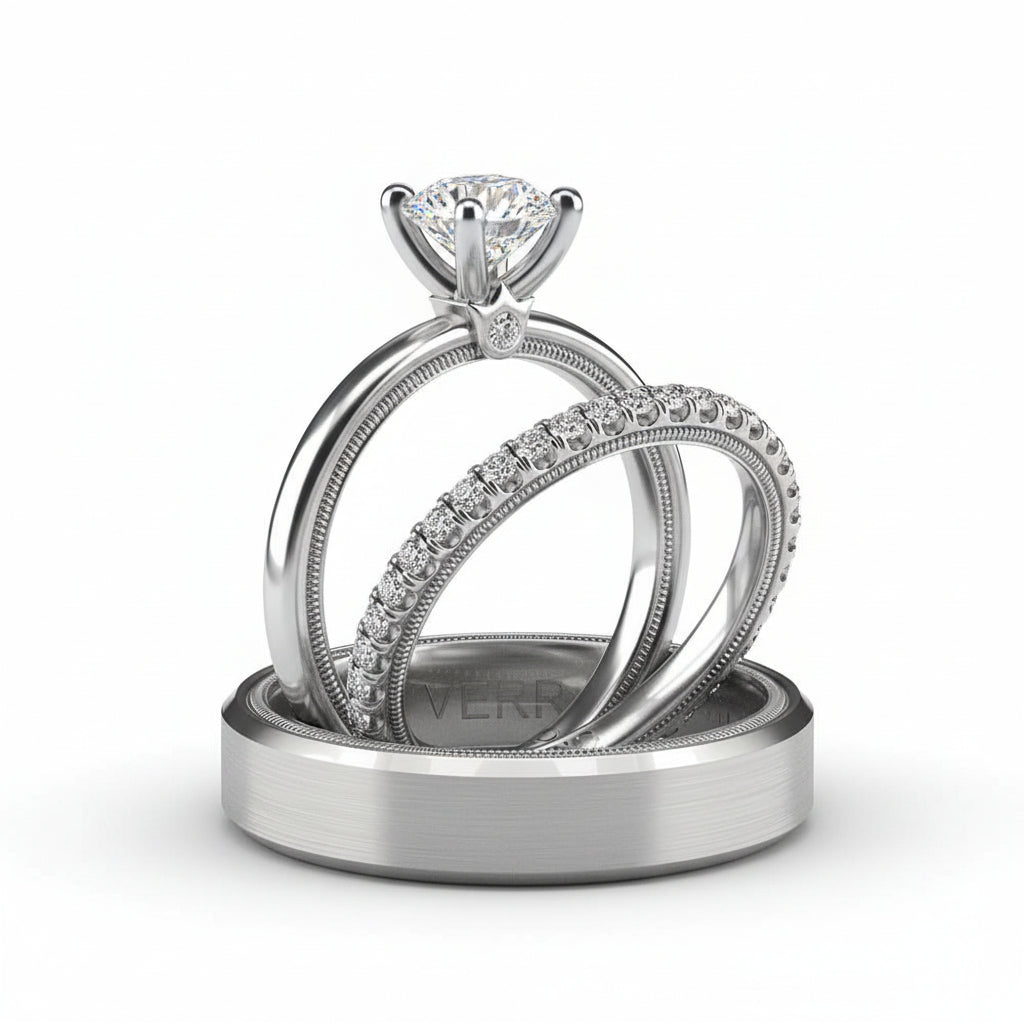 TRADITION - TR150R4-S VERRAGIO Engagement Ring Birmingham Jewelry Verragio Jewelry | Diamond Engagement Ring TRADITION - TR150R4S