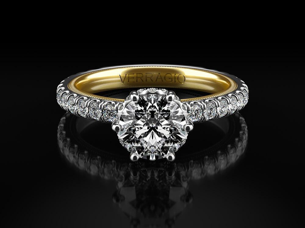 TRADITION - TR180TR VERRAGIO Engagement Ring Birmingham Jewelry Verragio Jewelry | Diamond Engagement Ring TRADITION - TR180TR